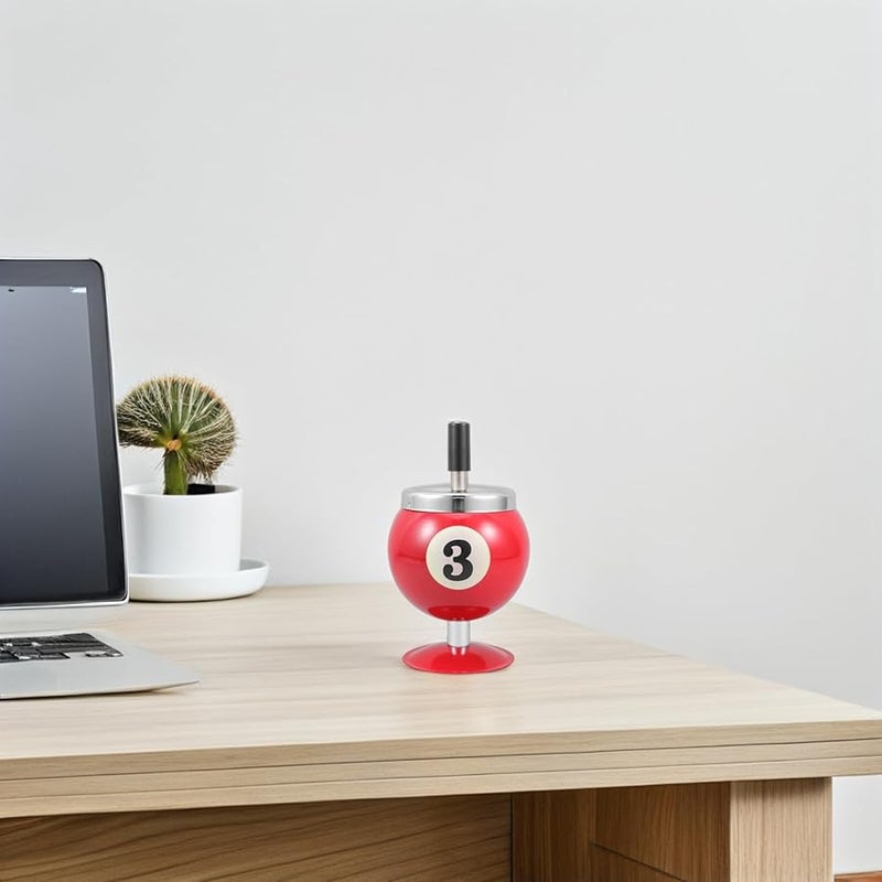 منفضة سجائر معدنية بغطاء لمكتب طاولة البلياردو جامع رماد ديكور - Image 5